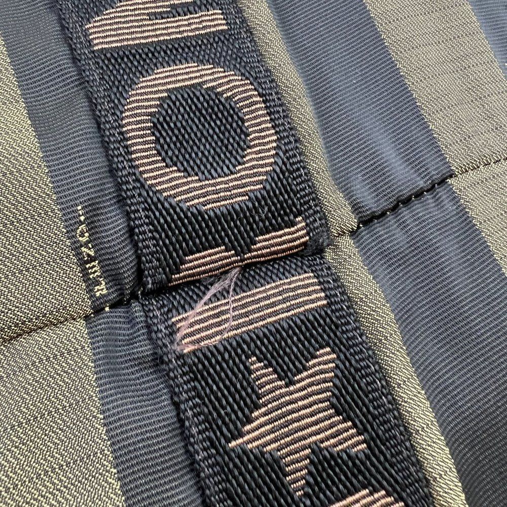 Auth Fendi Logo Weekender Overnight Pequin Stripe Bag Olive Canvas - Picture 11 of 16
